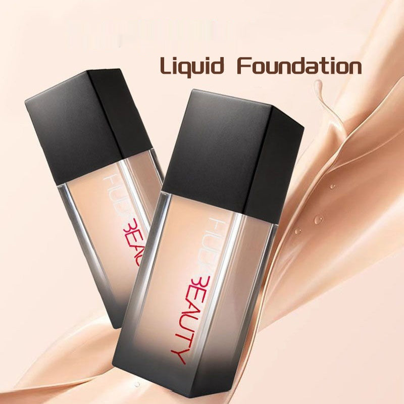 Liquid Foundation Concealer And Moisturizer Oil Control Skin Color Not Stuck Pink Moisturizing Smear-proof Makeup 34ml